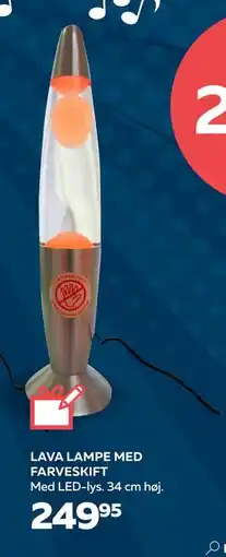 Legekæden LAVA LAMPE MED FARVESKIFT, DKK 249.95 tilbud