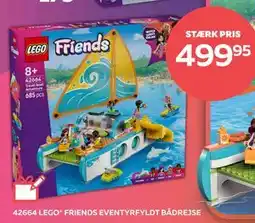Legekæden 42664 LEGO. FRIENDS EVENTYRFYLDT BÅDREJSE, DKK 499.95 tilbud