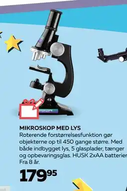 Legekæden MIKROSKOP MED LYS, DKK 179.95 tilbud