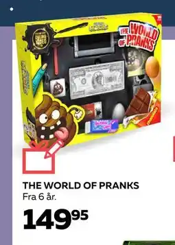 Legekæden THE WORLD OF PRANKS, DKK 149.95 tilbud