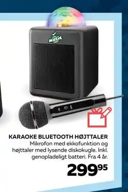 Legekæden KARAOKE BLUETOOTH HØJTTALER, DKK 299.95 tilbud