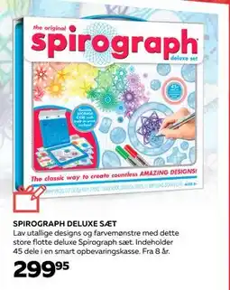 Legekæden SPIROGRAPH DELUXE SÆT, DKK 299.95 tilbud
