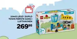 Legekæden 10443 LEGO DUPLO TOWN FØRSTE GANG I LUFTHAVNEN, DKK 269.95 tilbud