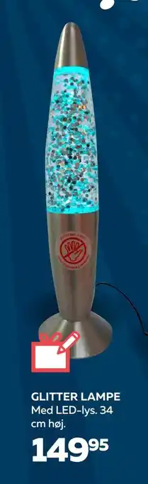 Legekæden GLITTER LAMPE, DKK 149.95 tilbud