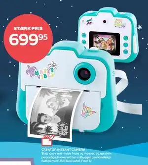 Legekæden CREATOR INSTANT CAMERA, DKK 699.95 tilbud
