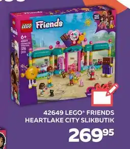 Legekæden 42649 LEGO. FRIENDS HEARTLAKE CITY SLIKBUTIK, DKK 269.95 tilbud