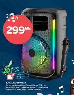 Legekæden KARAOKEHØJTALER, DKK 299.95 tilbud