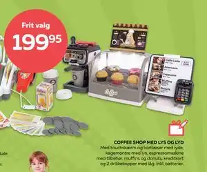 Legekæden COFFEE SHOP MED LYS OG LYD, DKK 199.95 tilbud