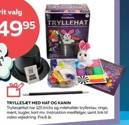 Legekæden TRYLLESÆT MED HAT OG KANIN, DKK 249.95 tilbud