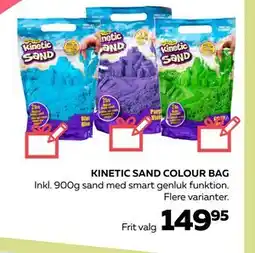 Legekæden KINETIC SAND COLOUR BAG, DKK 149.95 tilbud