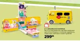 Legekæden 2-I-1 SKOLEBUS OG DUKKEHUS, DKK 299.95 tilbud
