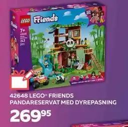 Legekæden 42648 LEGO. FRIENDS PANDARESERVAT MED DYREPASNING, DKK 269.95 tilbud