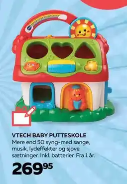 Legekæden VTECH BABY PUTTESKOLE, DKK 269.95 tilbud