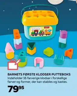 Legekæden BARNETS FØRSTE KLODSER PUTTEBOKS, DKK 79.95 tilbud