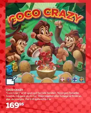 Legekæden COCO CRAZY, DKK 169.95 tilbud