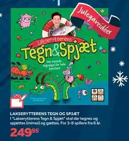 Legekæden LAKSERYTTERENS TEGN OG SPJÆT, DKK 249.95 tilbud