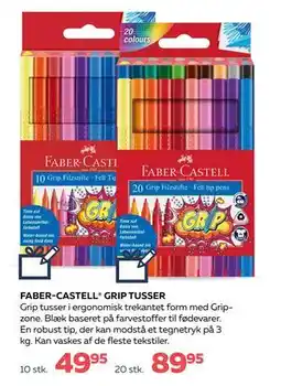 Legekæden FABER-CASTELL GRIP TUSSER tilbud