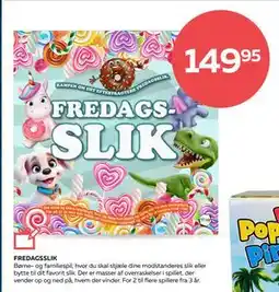 Legekæden FREDAGSSLIK, DKK 149.95 tilbud