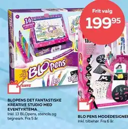 Legekæden BLOPENS DET FANTASTISKE KREATIVE STUDIO MED EVENTYRTEMA, DKK 199.95 tilbud