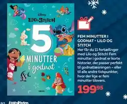Legekæden FEM MINUTTER I GODNAT - LILO OG STITCH, DKK 199.95 tilbud