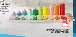 Legekæden VINI PUSLESPIL MATCH NUMMER/FARVER, DKK 149.95 tilbud