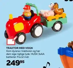 Legekæden TRAKTOR MED VOGN, DKK 249.95 tilbud