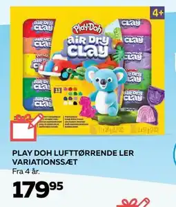 Legekæden PLAY DOH LUFTTØRRENDE LER VARIATIONSSÆT, DKK 179.95 tilbud