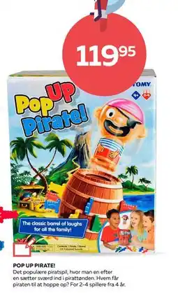 Legekæden POP UP PIRATE!, DKK 119.95 tilbud
