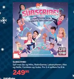 Legekæden SUBSCRIBE!, DKK 249.95 tilbud