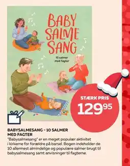 Legekæden BABYSALMESANG - 10 SALMER MED FAGTER, DKK 129.95 tilbud