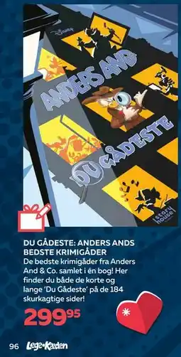Legekæden DU GÅDESTE: ANDERS ANDS BEDSTE KRIMIGÅDER, DKK 299.95 tilbud