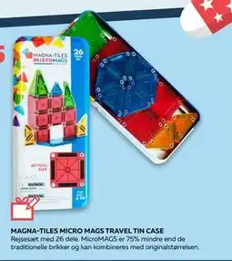 Legekæden MAGNA-TILES MICRO MAGS TRAVEL TIN CASE, DKK 199.95 tilbud