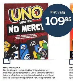 Legekæden UNO NO MERCY, DKK 109.95 tilbud