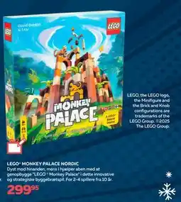 Bog & idé LEGO Monkey Palace Nordic, DKK 299.95 tilbud