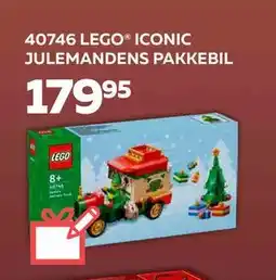 Legekæden 40746 LEGO ICONIC JULEMANDENS PAKKEBIL, DKK 179.95 tilbud