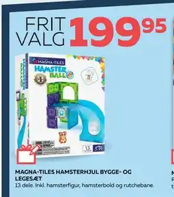 Legekæden MAGNA-TILES HAMSTERHJUL BYGGE- OG LEGESÆT, DKK 199.95 tilbud