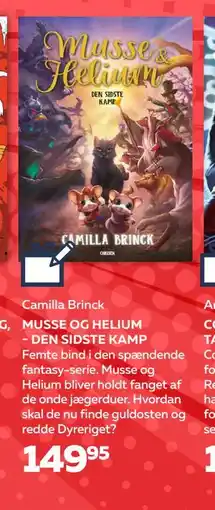 Legekæden MUSSE OG HELIUM - DEN SIDSTE KAMP, DKK 149.95 tilbud