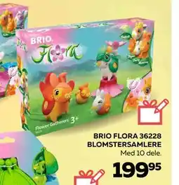 Legekæden BRIO FLORA 36228 BLOMSTERSAMLERE, DKK 199.95 tilbud