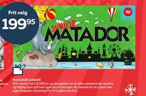 Bog & idé MATADOR JUNIOR, DKK 199.95 tilbud