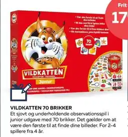 Legekæden VILDKATTEN 70 BRIKKER, DKK 179.95 tilbud