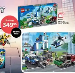 Legekæden 60316 LEGO CITY POLITISTATION, DKK 349.95 tilbud