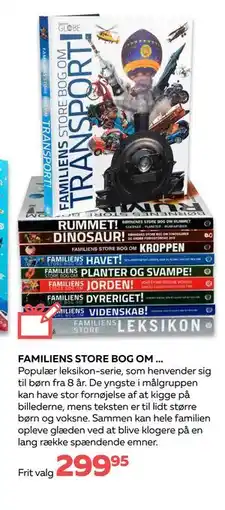 Bog & idé FAMILIENS STORE BOG OM..., DKK 299.95 tilbud