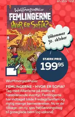 Bog & idé FEMLINGERNE - HVOR ER SOFIA?, DKK 199.95 tilbud