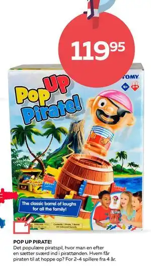 Bog & idé POP UP PIRATE!, DKK 119.95 tilbud