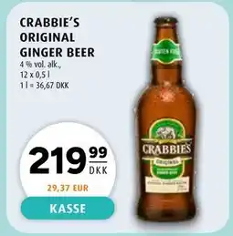 Scandinavian Park CRABBIE'S ORIGINAL GINGER BEER, DKK 219.99 tilbud