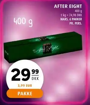 Scandinavian Park AFTER EIGHT, DKK 29.99 tilbud