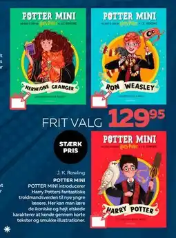 Bog & idé POTTER MINI, DKK 129.95 tilbud