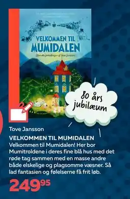 Bog & idé VELKOMMEN TIL MUMIDALEN, DKK 249.95 tilbud
