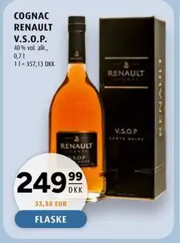 Scandinavian Park COGNAC RENAULT V.S.O.P., DKK 249.99 tilbud