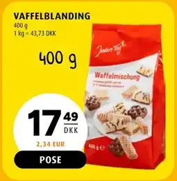 Scandinavian Park VAFFELBLANDING, DKK 17.49 tilbud